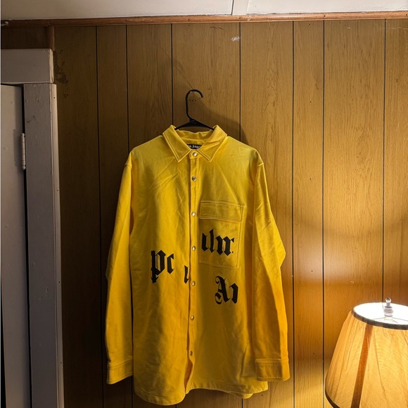 Palm Angels Yellow Dress Shirts - Picture 6 of 6